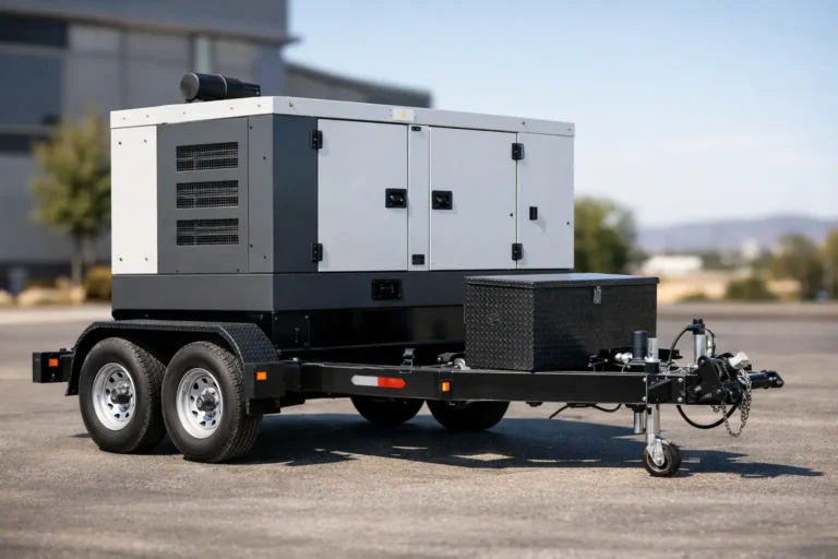 Carro para generador eléctrico remolque