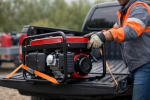 Cómo transportar un generador eléctrico seguro