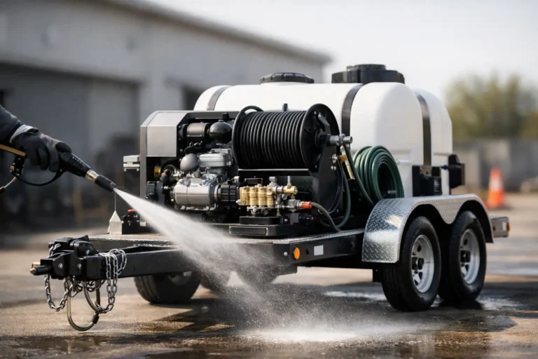 Trailer con hidrolavadora industrial: qué evaluar
