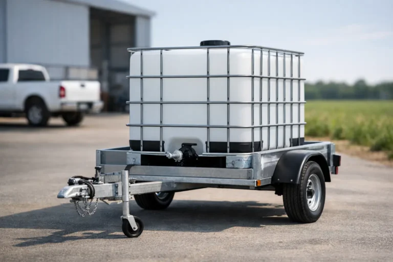Carro de arrastre con estanque IBC: qué evaluar