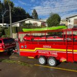 Carro de arrastre para bote zodiac bomberos de chile