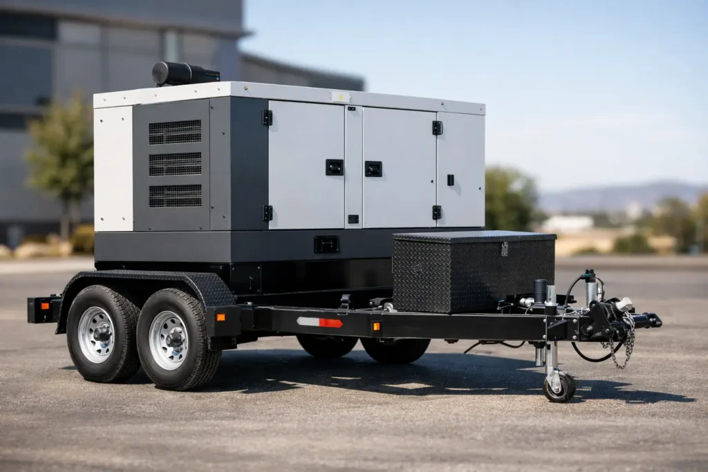 Carro para generador eléctrico remolque