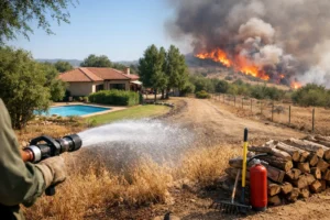Cómo proteger una parcela de incendios