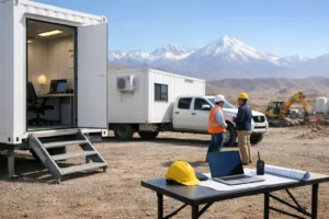 Oficinas móviles en Chile para la industria
