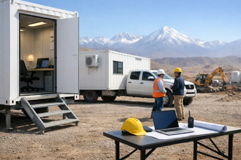 Oficinas móviles en Chile para la industria