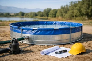 Cómo dimensionar estanque móvil de agua