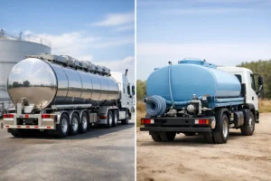 Trailer cisterna o camión aljibe: cuál elegir