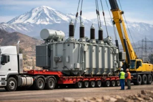 Transporte para equipos eléctricos grandes en Chile