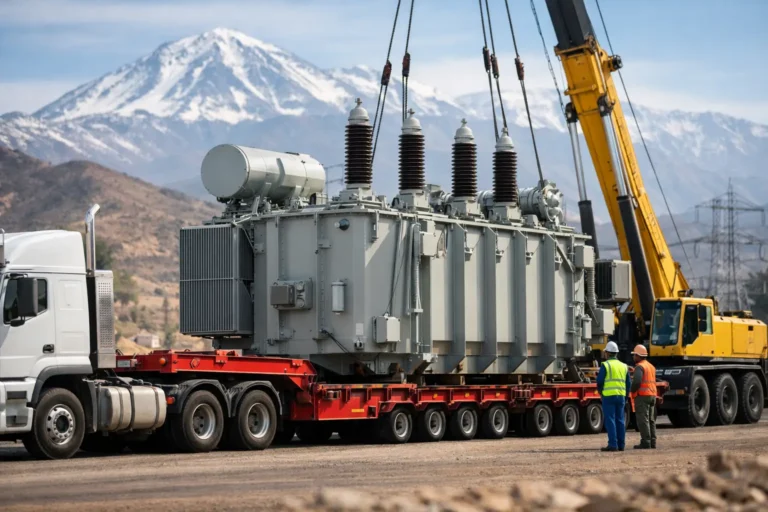 Transporte para equipos eléctricos grandes en Chile