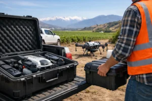 Transporte seguro de drones agrícolas en Chile