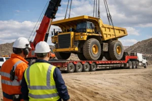 Cómo mover equipos pesados en faena sin riesgos