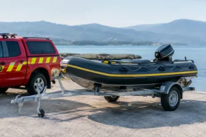 Carro para bote Zodiac del grupo GERSA Bomberos